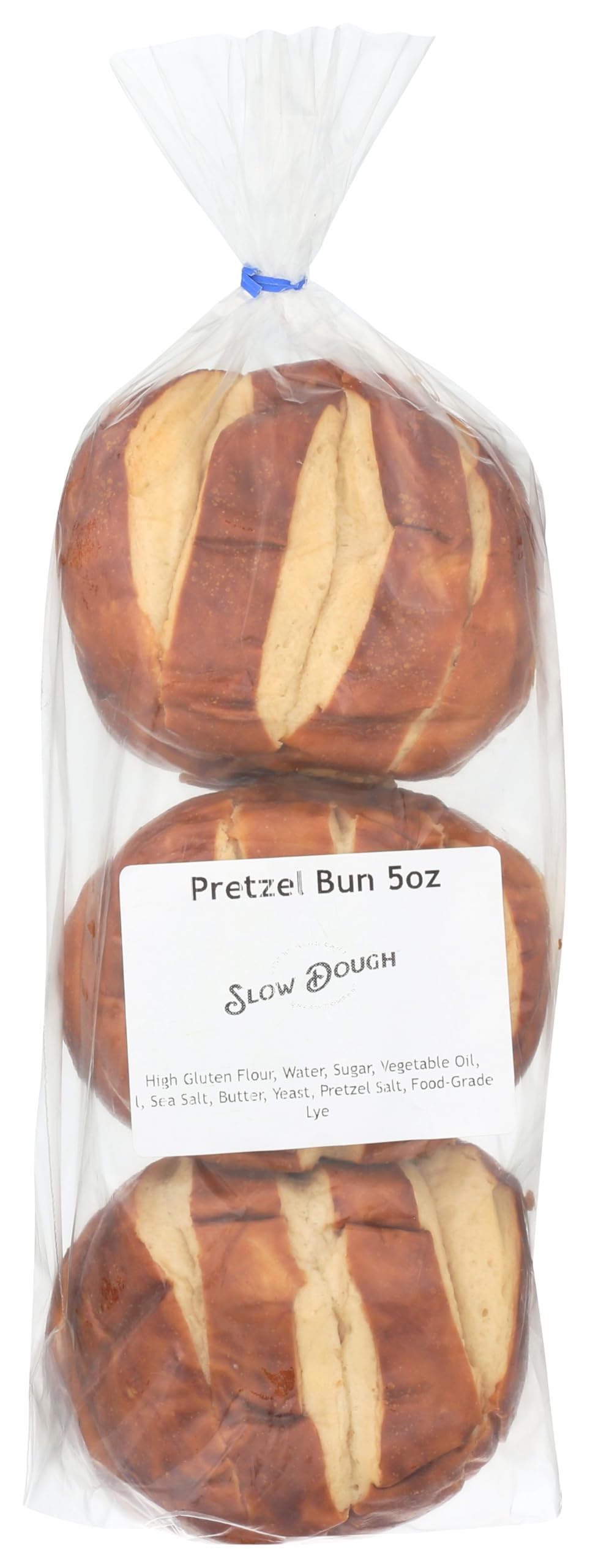 Slow Dough, Pretzel Buns, 25 Ounce
