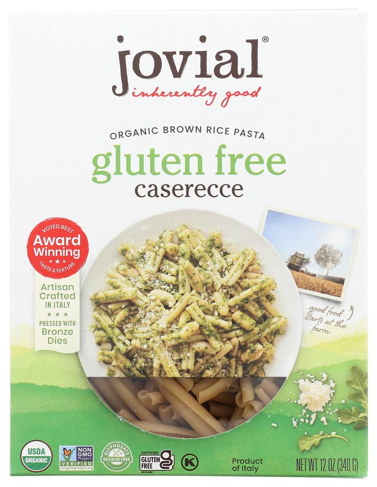 Pasta Brown Rice Caserecce Organic, 12 Ounce