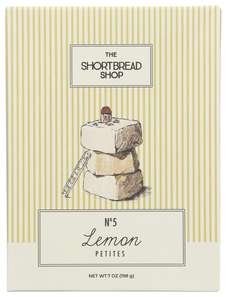 The Shortbread Shop Lemon Petites Shortbread Cookies, 7 OZ