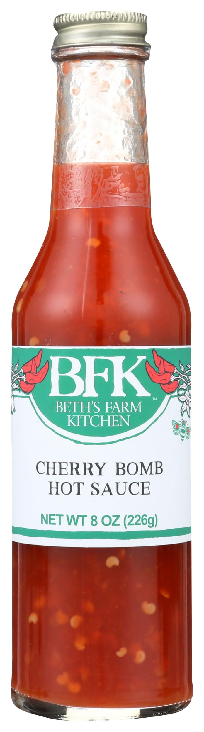 Beths Farm Kitchen Cherry Bomb Hot Sauce, 8 OZ