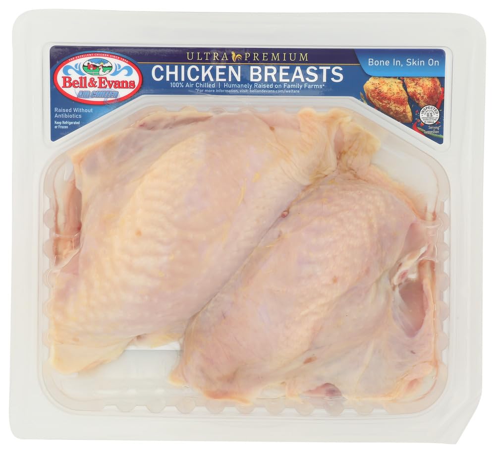 Bell & Evans Bone In Split Chicken Breast
