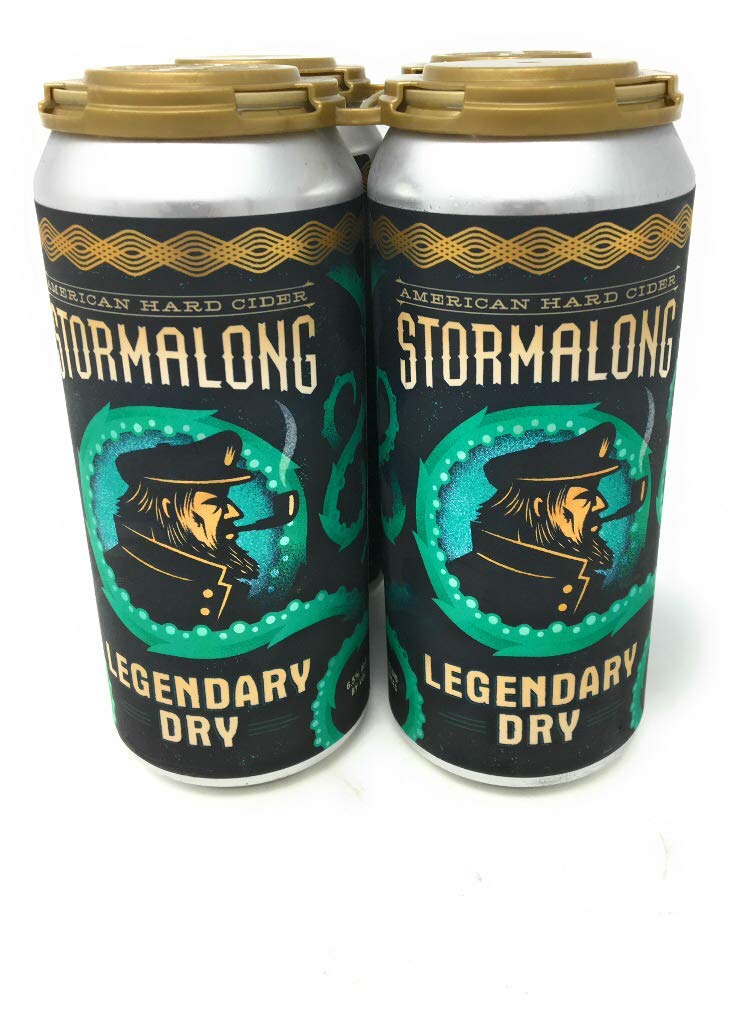Cider Legendary Dry, 4pk, 16 Fl Oz Cans