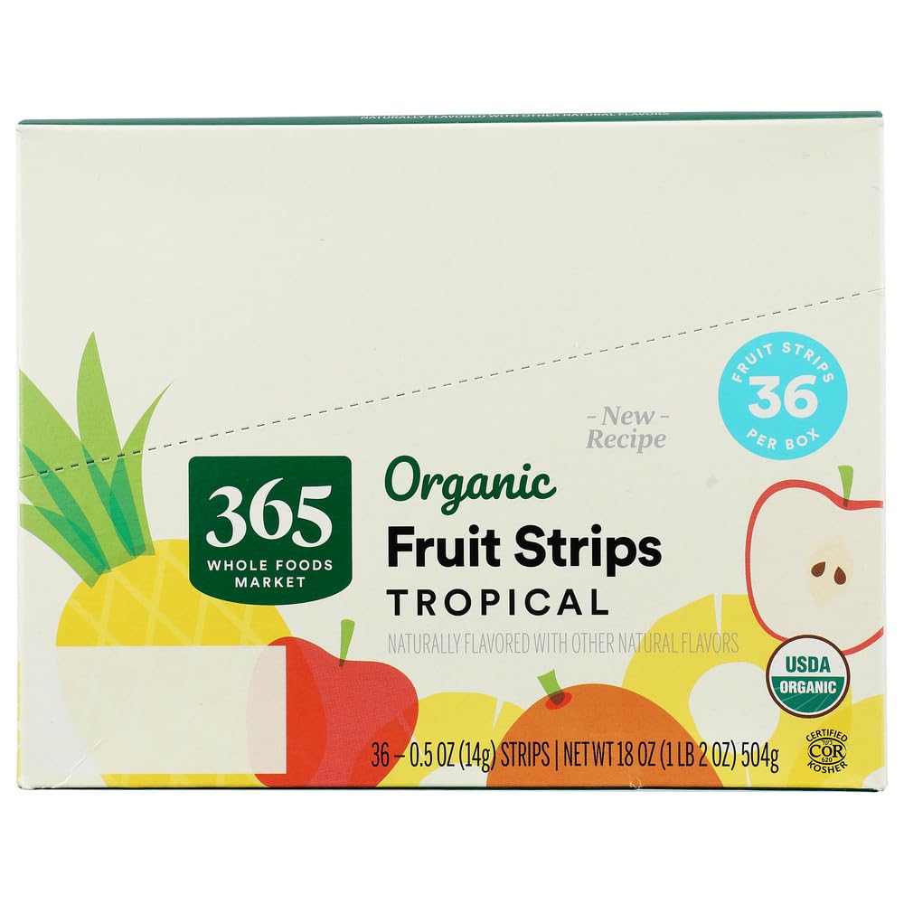 365 by Whole Foods Market Organic Tropical Fruit Strip Multipack, 0.5 OZ
