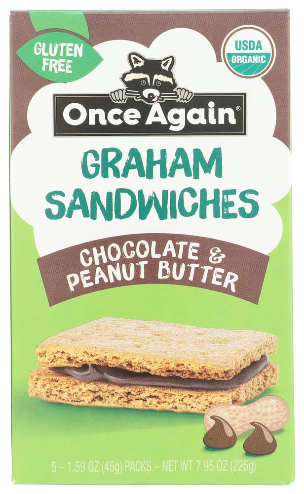 Graham Sandwiches Choco Pb Multipack Organic, 1.59 Ounce, 5 Pack