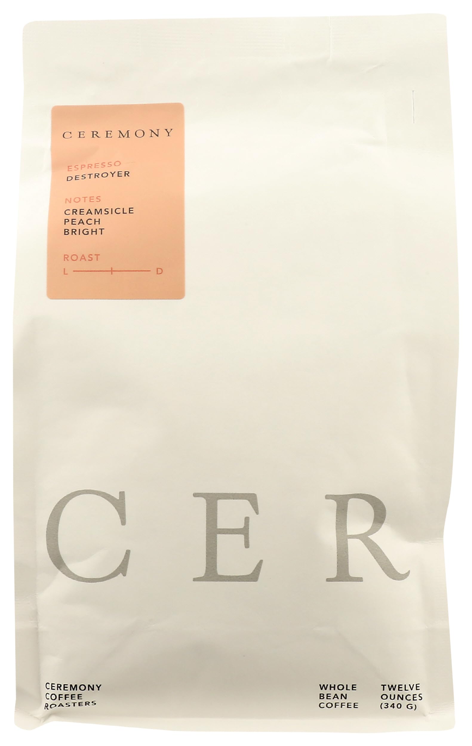 Ceremony Coffee Roasters Destroyer, 12 OZ