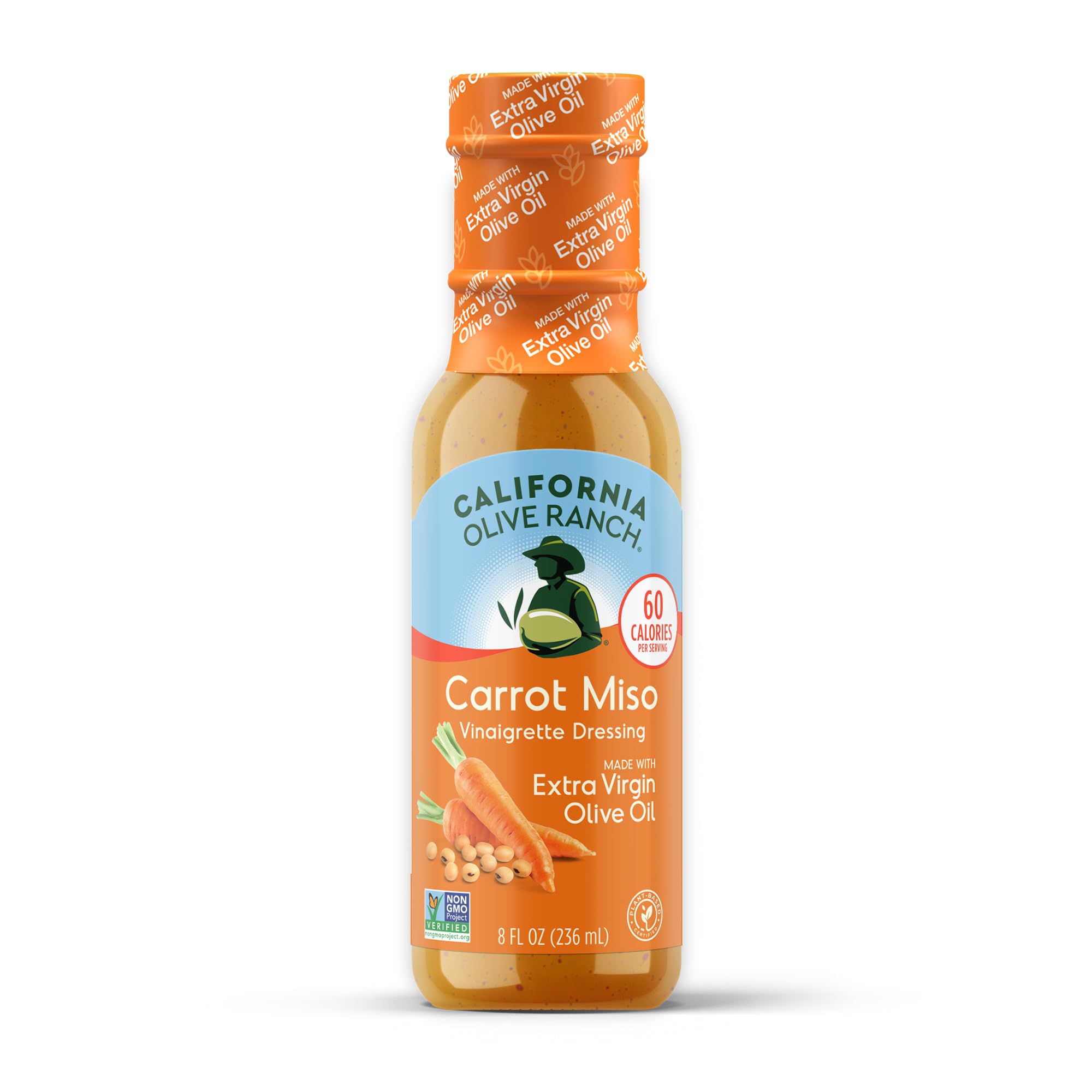 California Olive Ranch Carrot Miso Vinaigrette Dressing, 10 oz