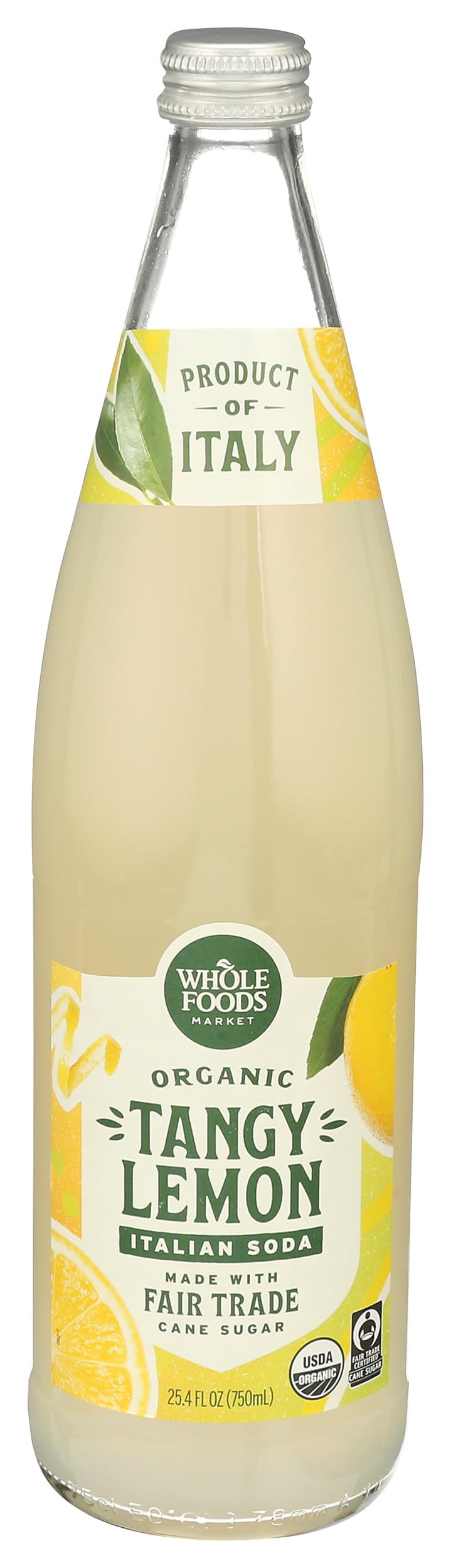 365 by Whole Foods Market Organic Lemon Italian Soda, 25.4 Fl Oz