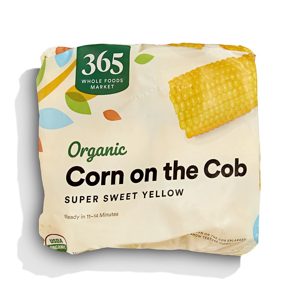 Organic Mini Corn On The Cob, Super Sweet Yellow, 6 ct, Frozen