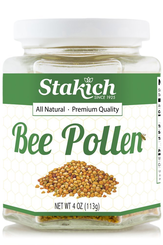 Stakich BEE Pollen GRANULES 4 oz - 100% Pure, Natural, Unprocessed -