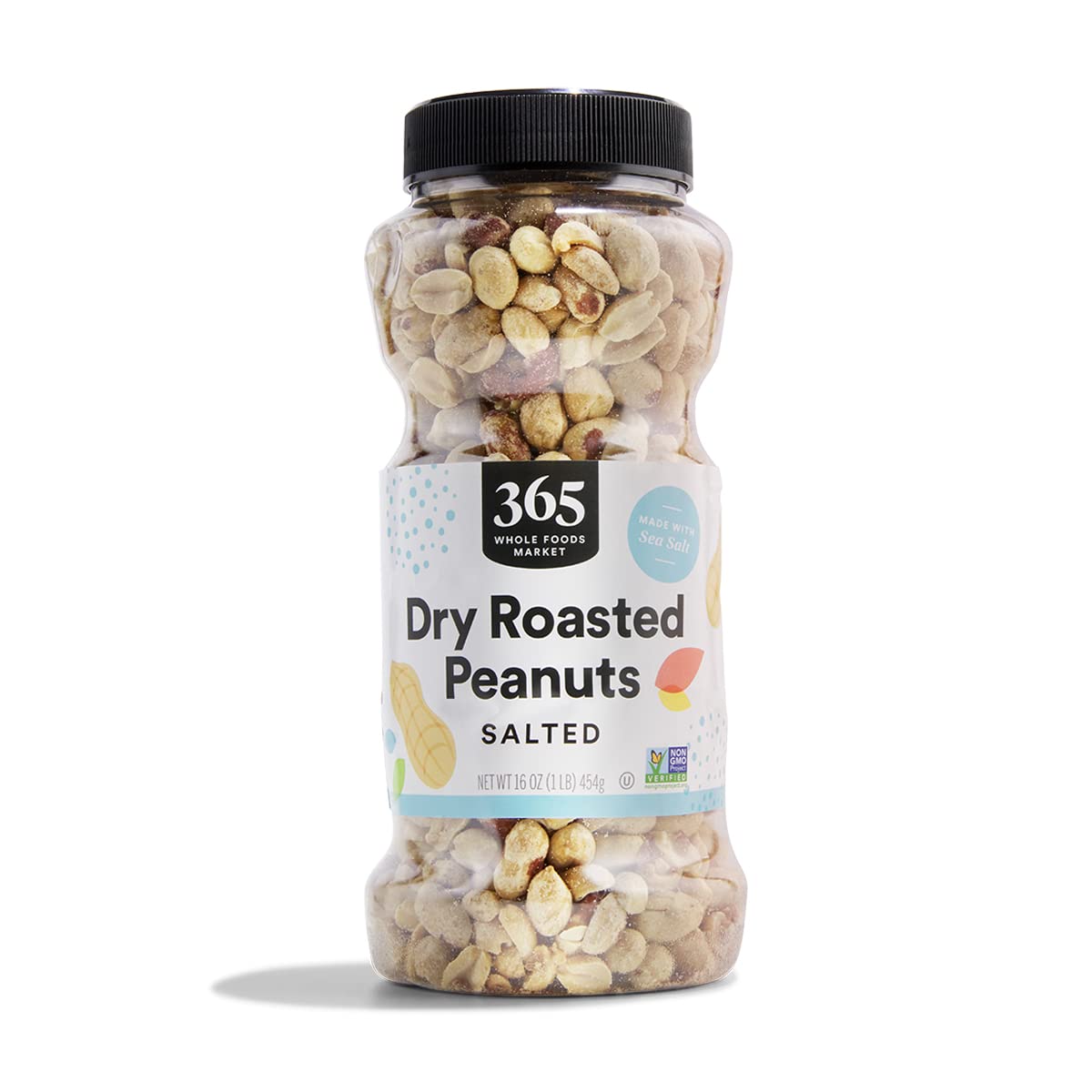 Dry Roasted and Salted Peanuts, 16 Ounce