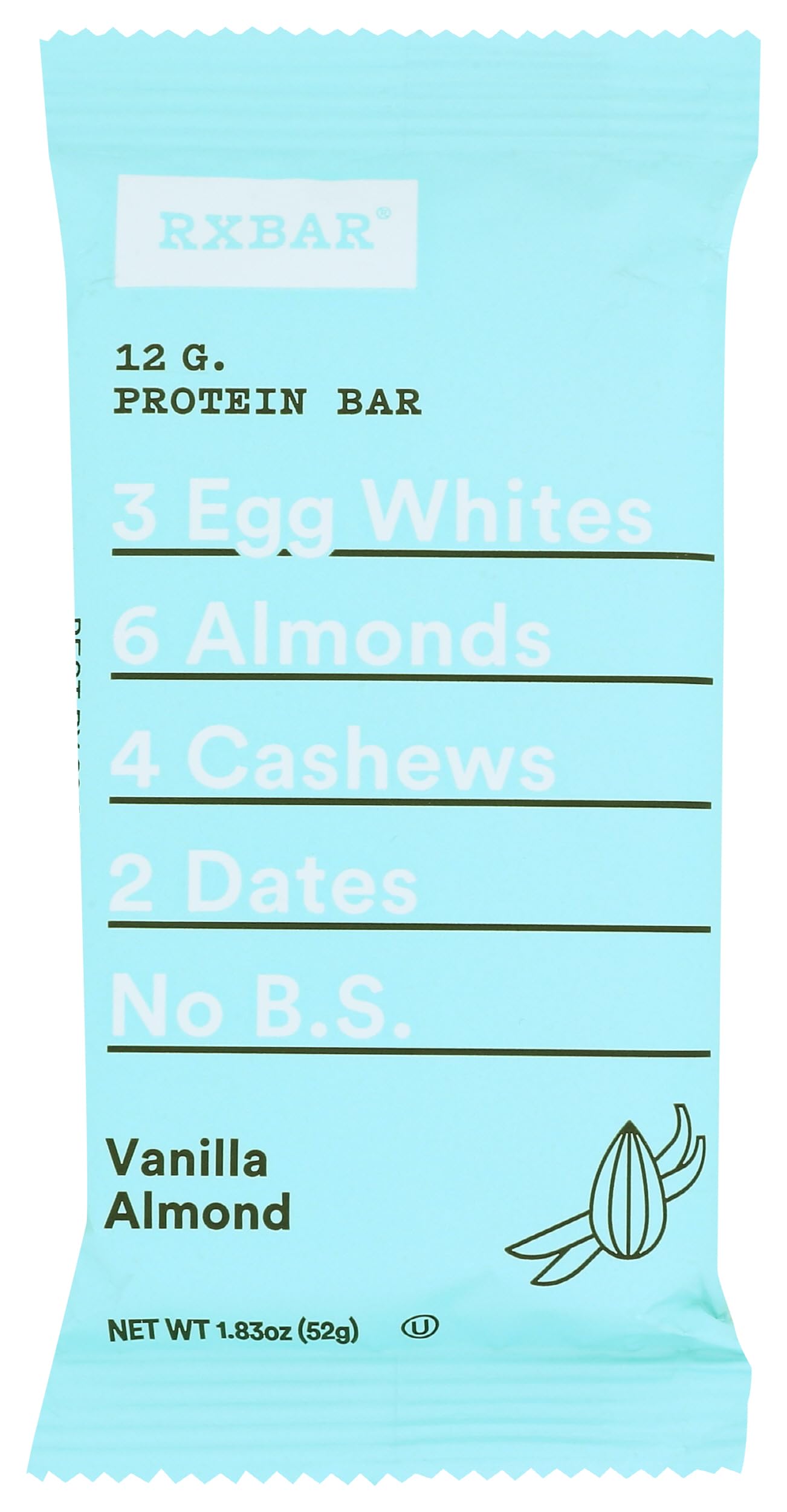 Rxbar, Bar Almond Vanilla, 1.83 Ounce