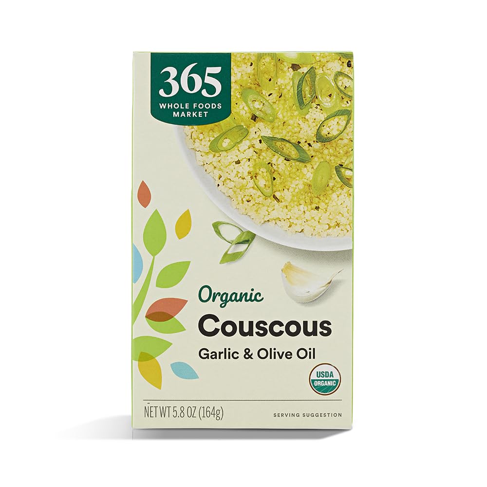 365 Everyday Value, Organic Garlic & Olive Oil Couscous, 5.8 oz
