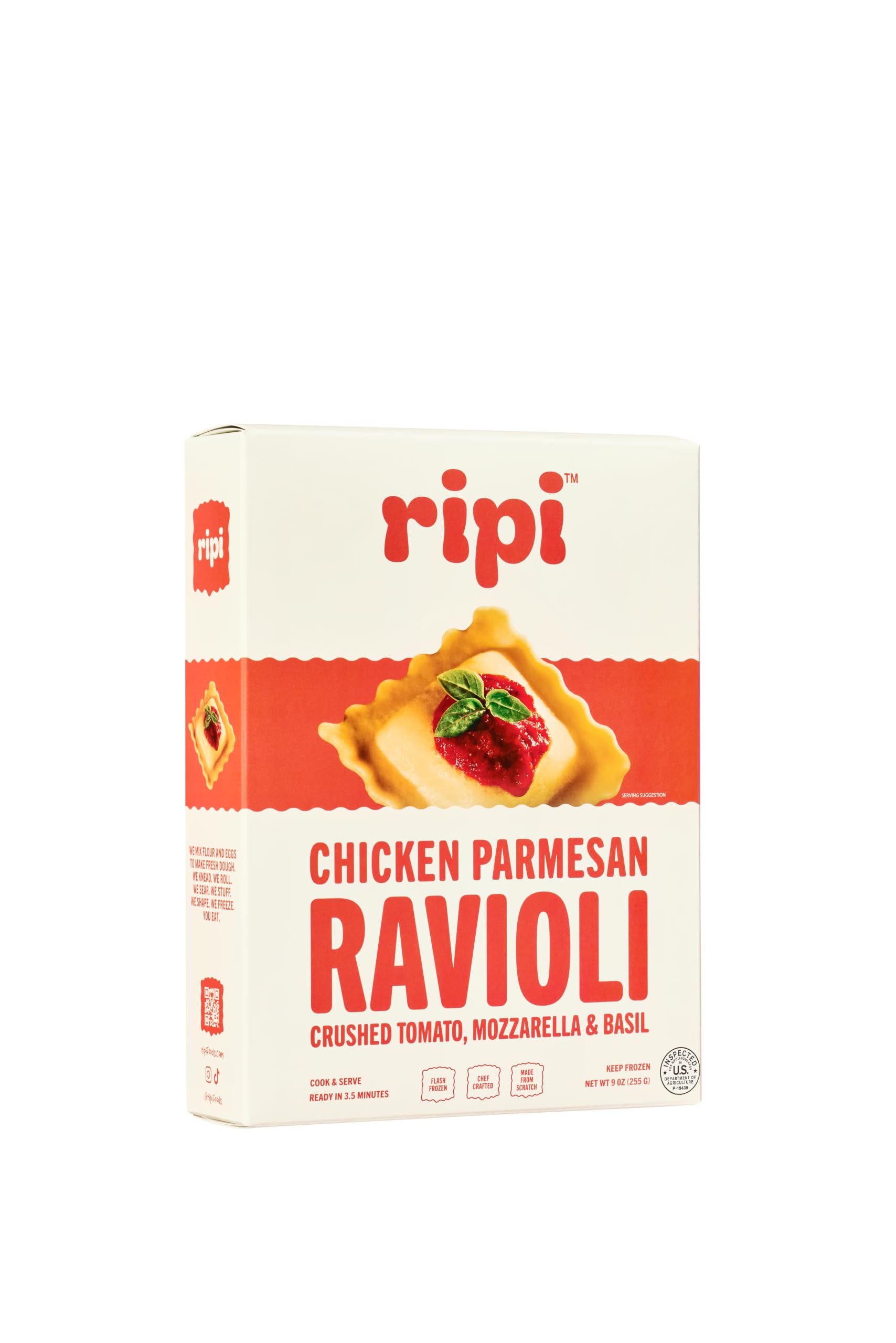 Ripi Chicken Parmesan Ravioli, 9oz