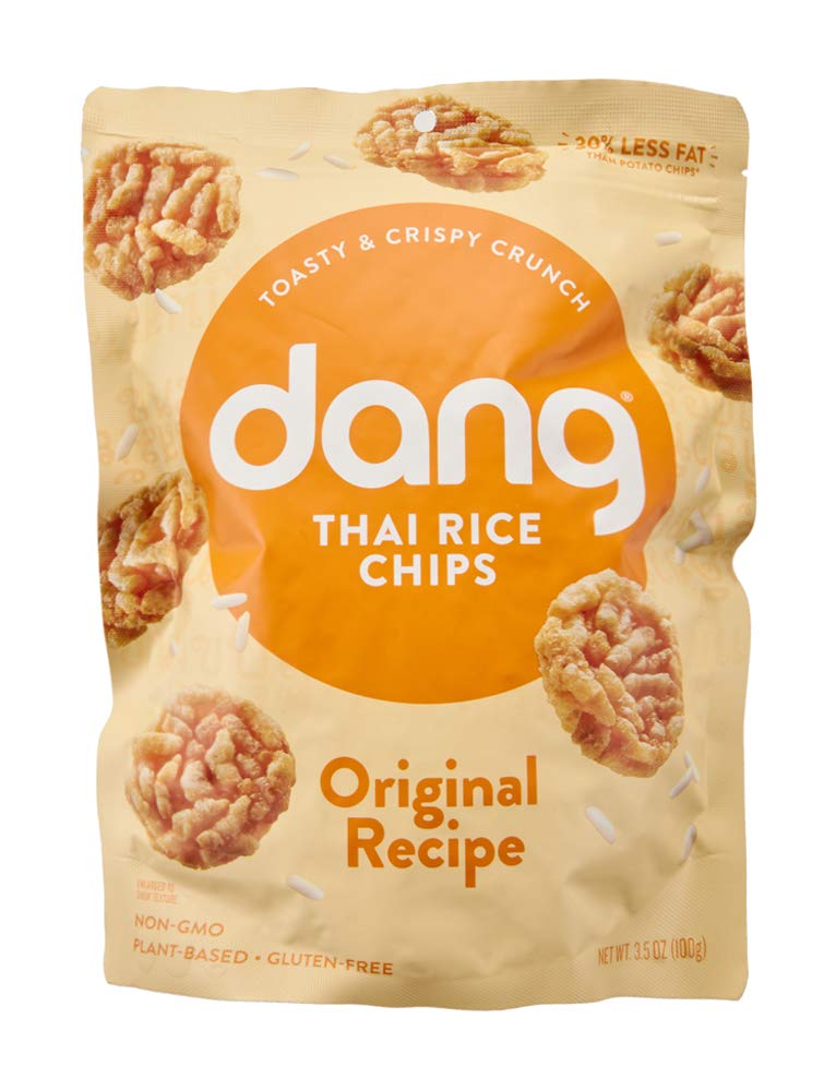 Dang Sticky Rice Chips, Original Flavor, 3.5 oz (1 Count), Gluten Free Rice Crisps