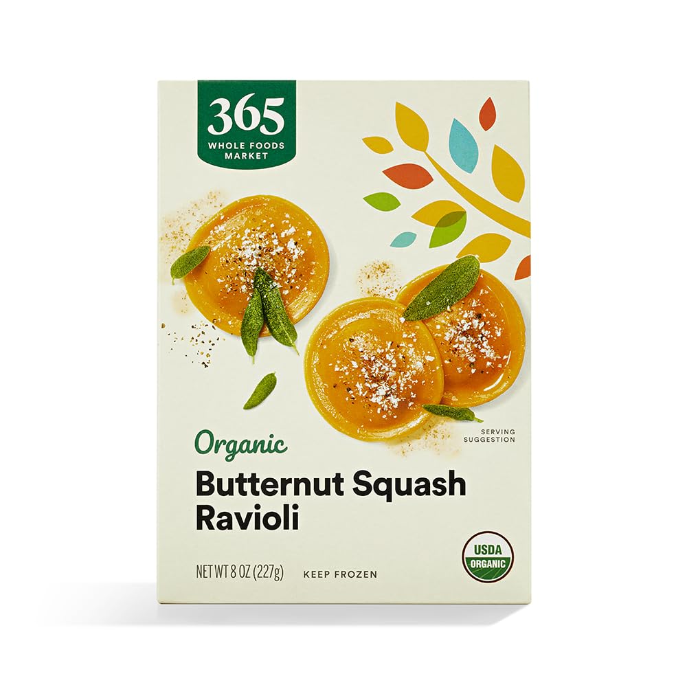 Organic Butternut Squash Ravioli, 8 oz, (Frozen)