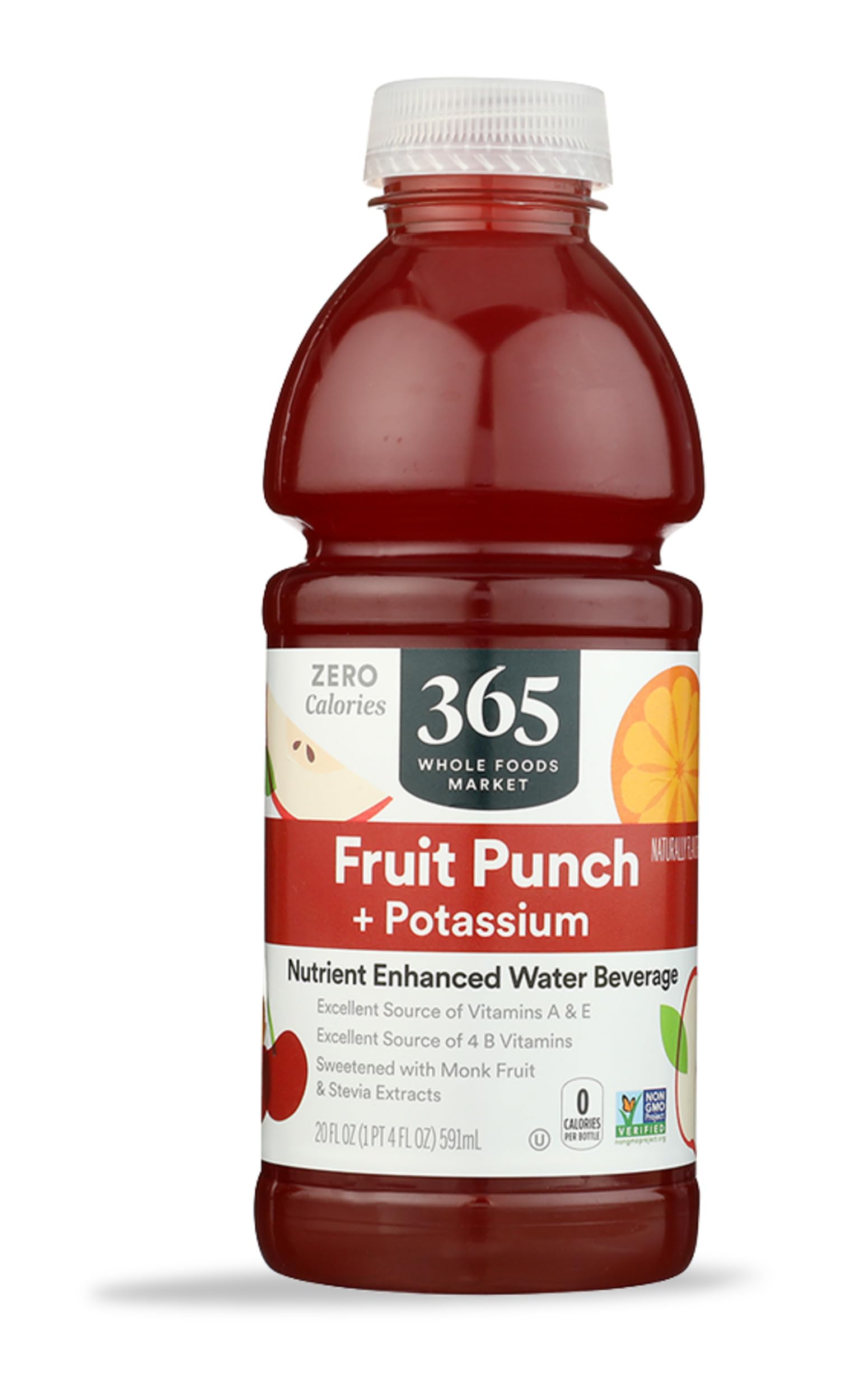 Nutrient Enhanced Water, Fruit Punch with Potassium, 20 Fl Oz