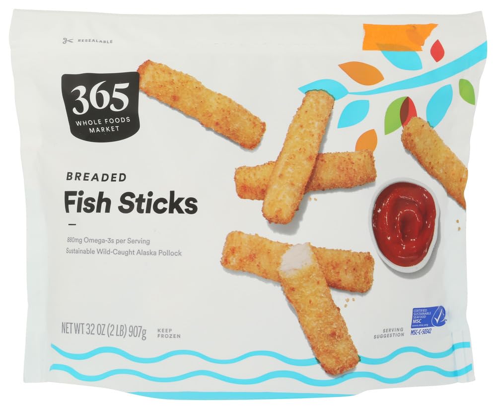365 by Whole Foods Market Breaded Fish Sticks, 32 OZ