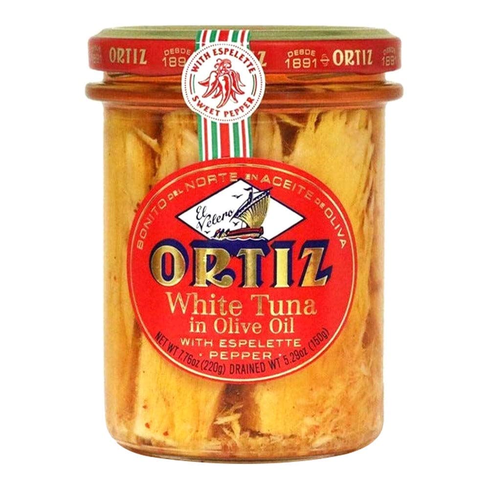 Espelette Sweet Pepper White Tuna In Olive Oil, 7.76 Ounce