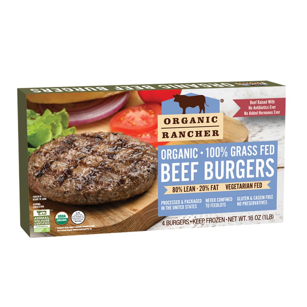 Organic Rancher Organic Beef Burger, 16 OZ