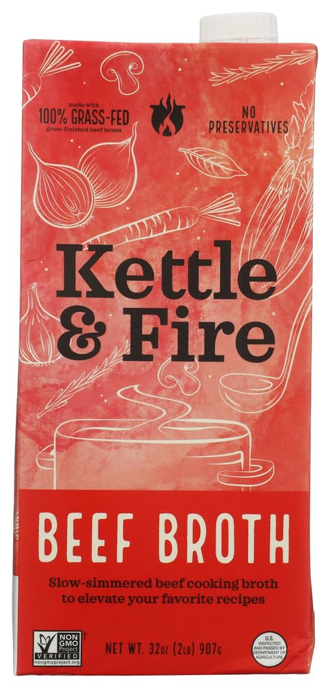 Kettle And Fire Broth Beef Cooking 32 OZ