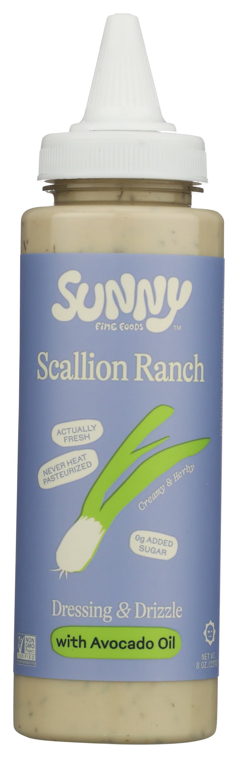 Sunny Fine Foods Scallion Ranch Dressing & Drizzle, 8 OZ