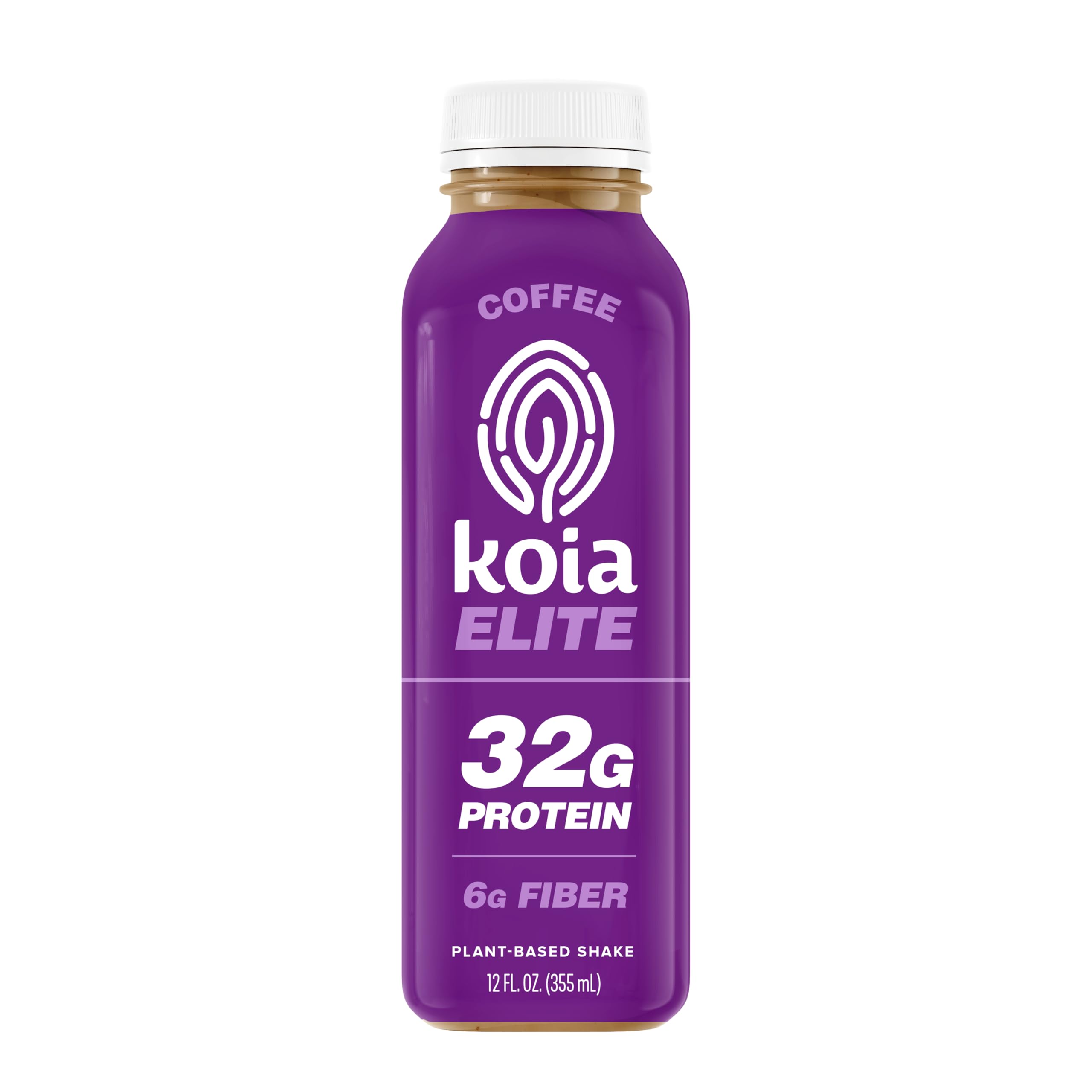 Koia Elite - Coffee - 32g Protein - Ready To Drink Plant Protein Shake - Low Sugar, Dairy Free, Gluten Free, Soy Free, Non GMO, Kosher, Vegan (12 Fl Oz)