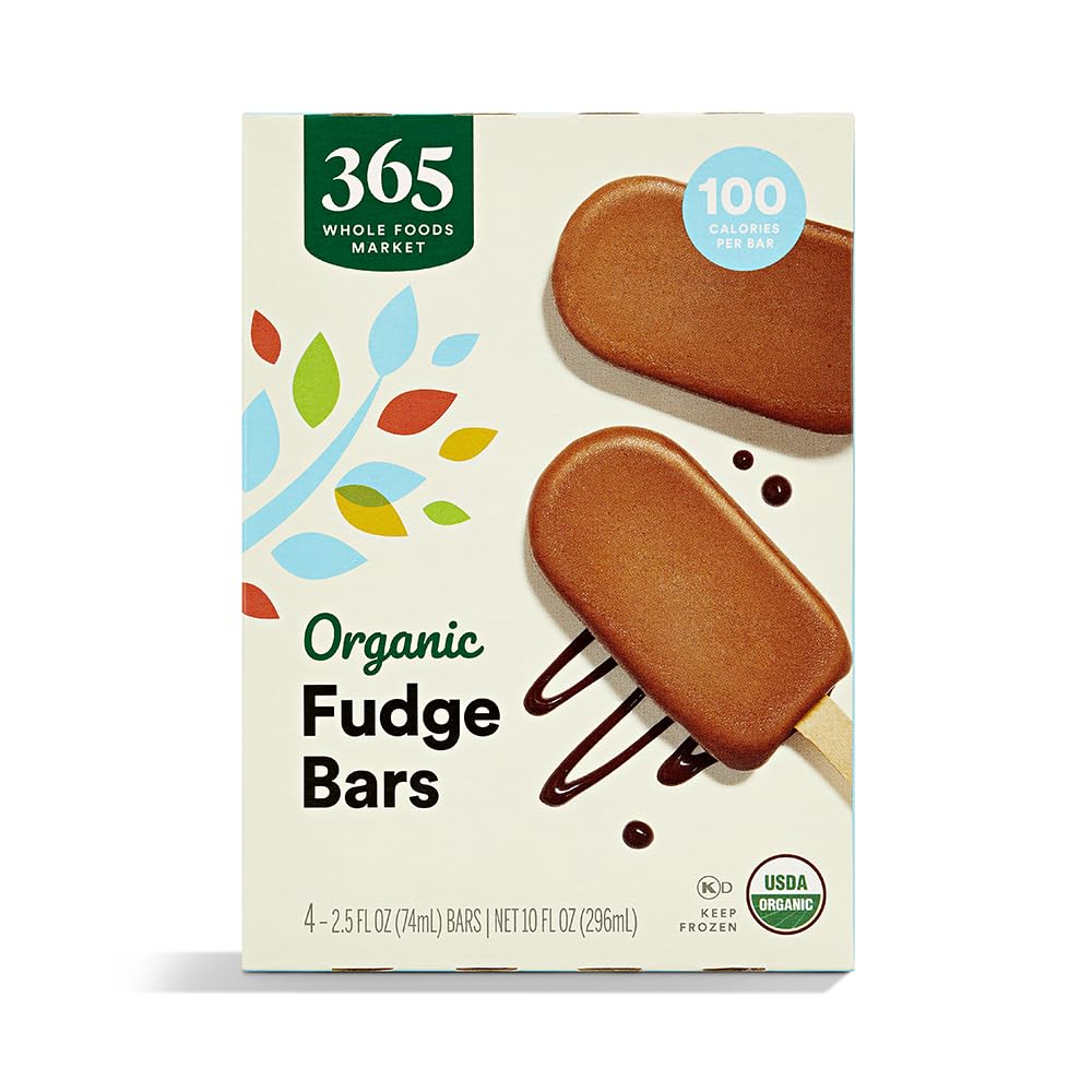 Organic Fudge Bars, 2.5 fl oz, 4 ct, (Frozen)