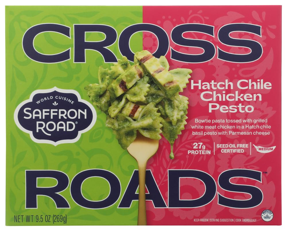 Saffron Road Hatch Chile Chicken Pesto, 9.5 OZ