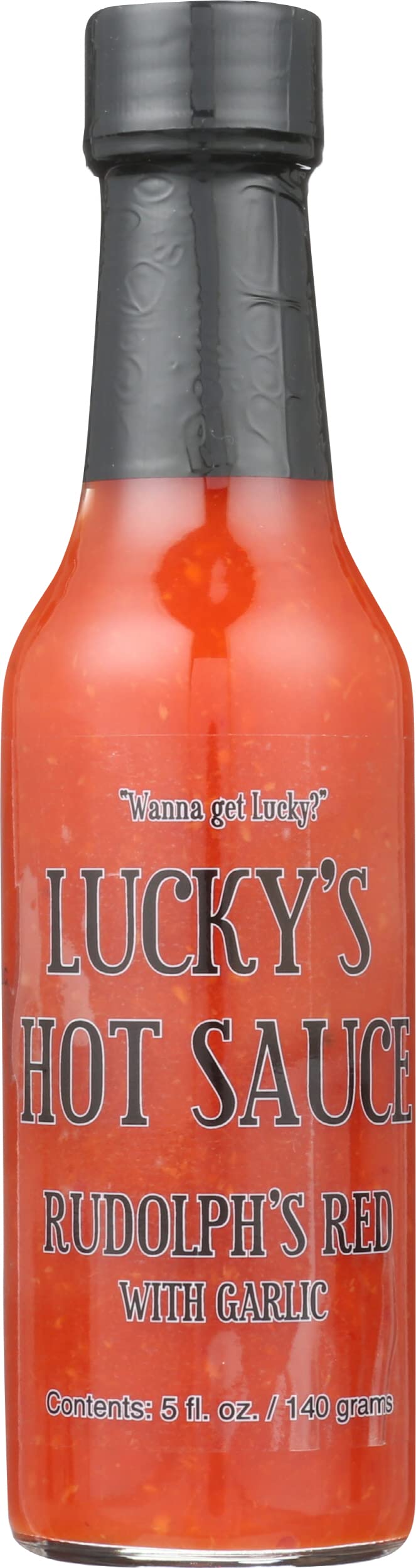 Luckys Popcorn Dressing Hot Sauce, 5 FZ