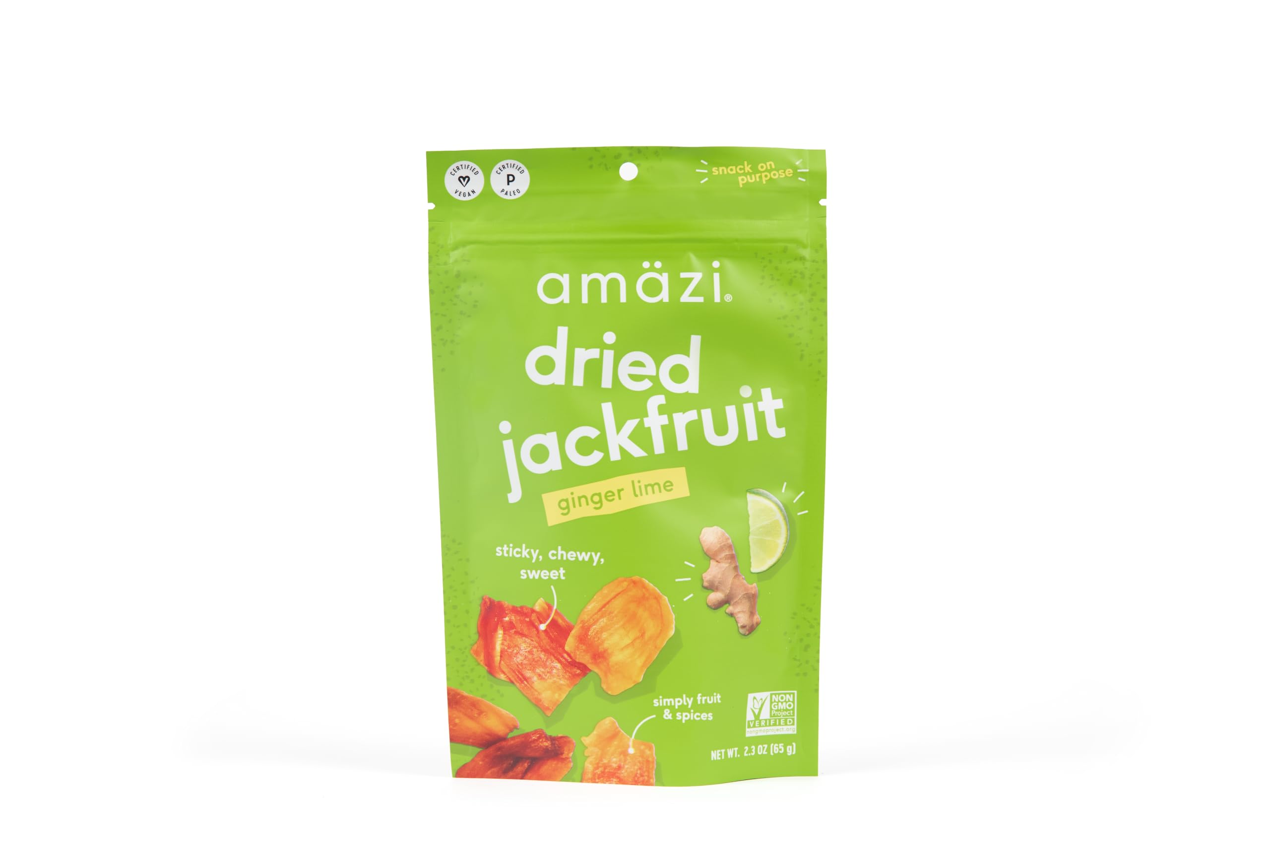 Amazi Ginger Lime Jackfruit Chews 2.3oz