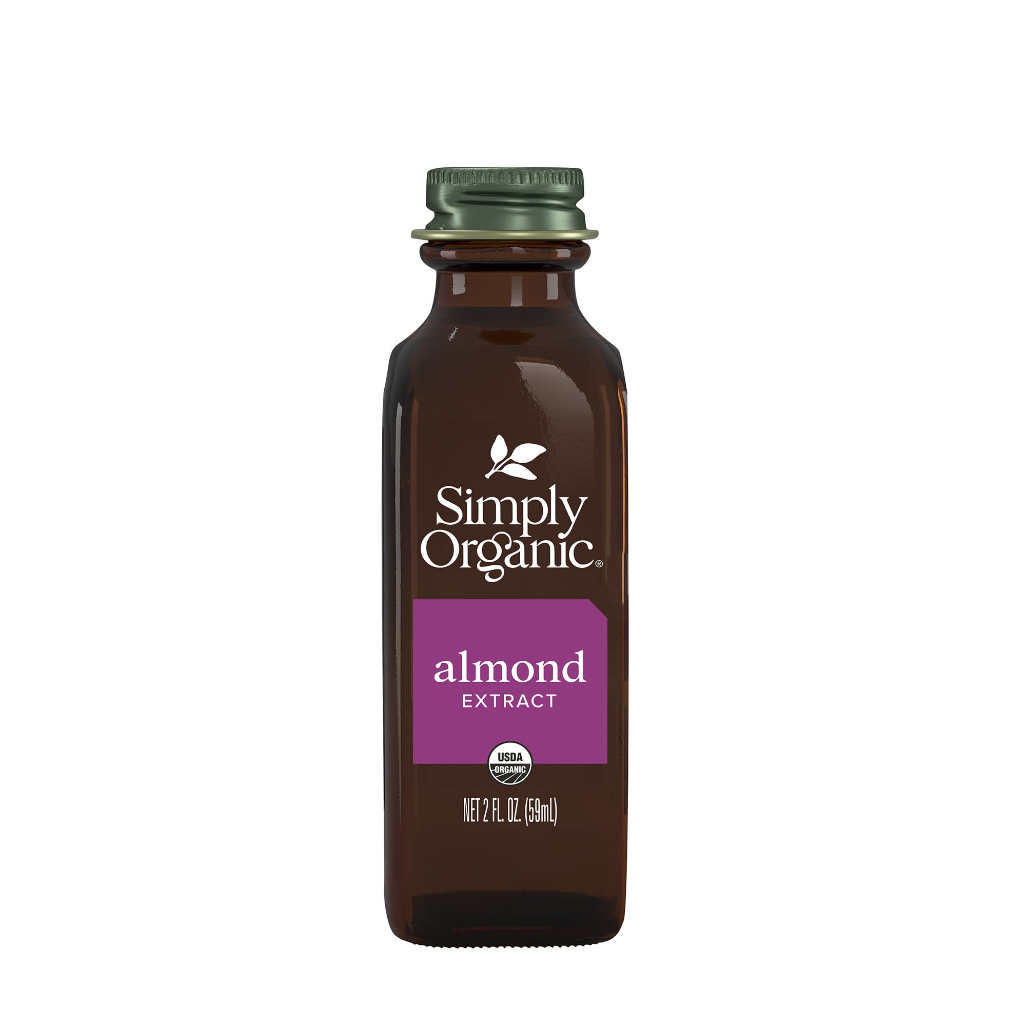 Simply Organic Almond Extract, Certified Organic, 2-Ounce Container