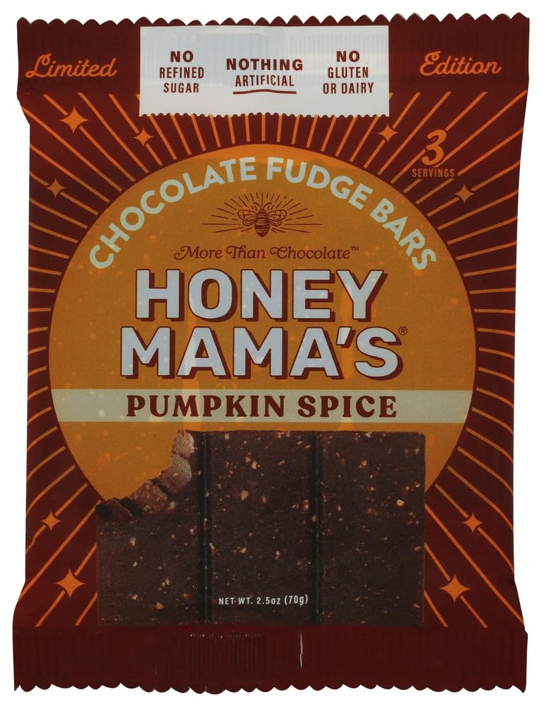 Honey Mamas, Bar Cocoa Truffle Pumpkin Spice, 2.5 Ounce