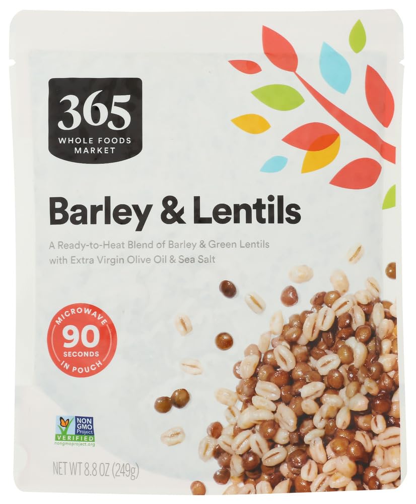 365 by Whole Foods Market Barley & Green Lentils, 8.8 OZ