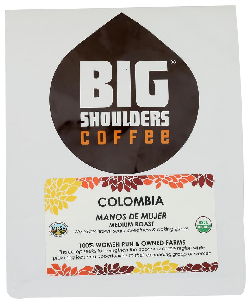 Big Shoulders Coffee Organic Manjos De Mujer Whole Bean Coffee, 12 Ounce