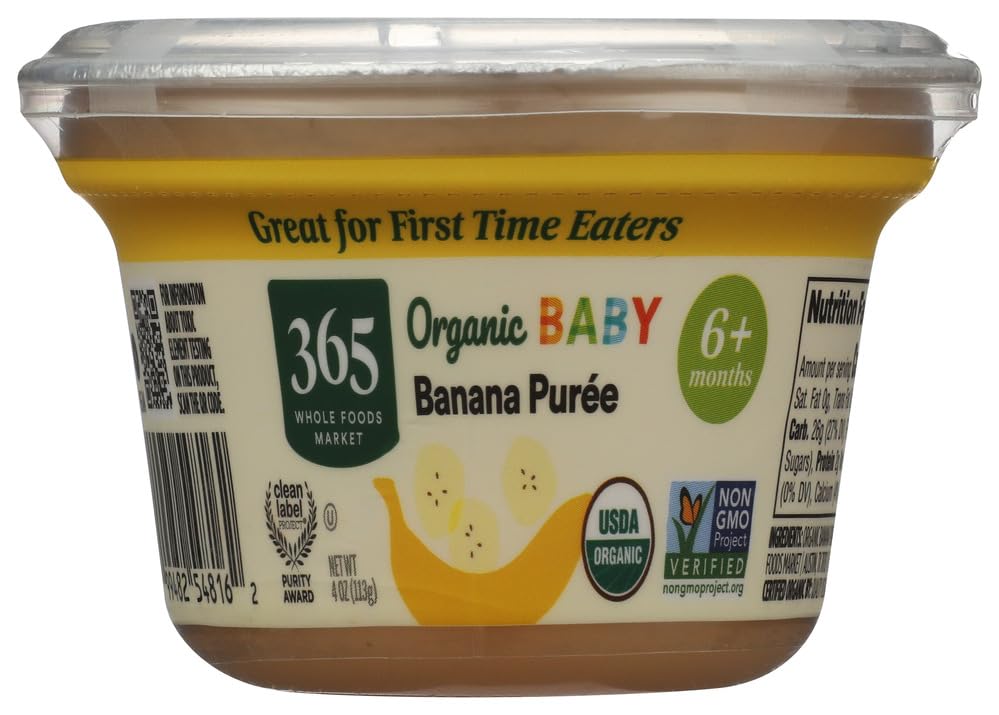 365 by Whole Foods Market Organic Banana Baby Food Bowl, 4 OZ