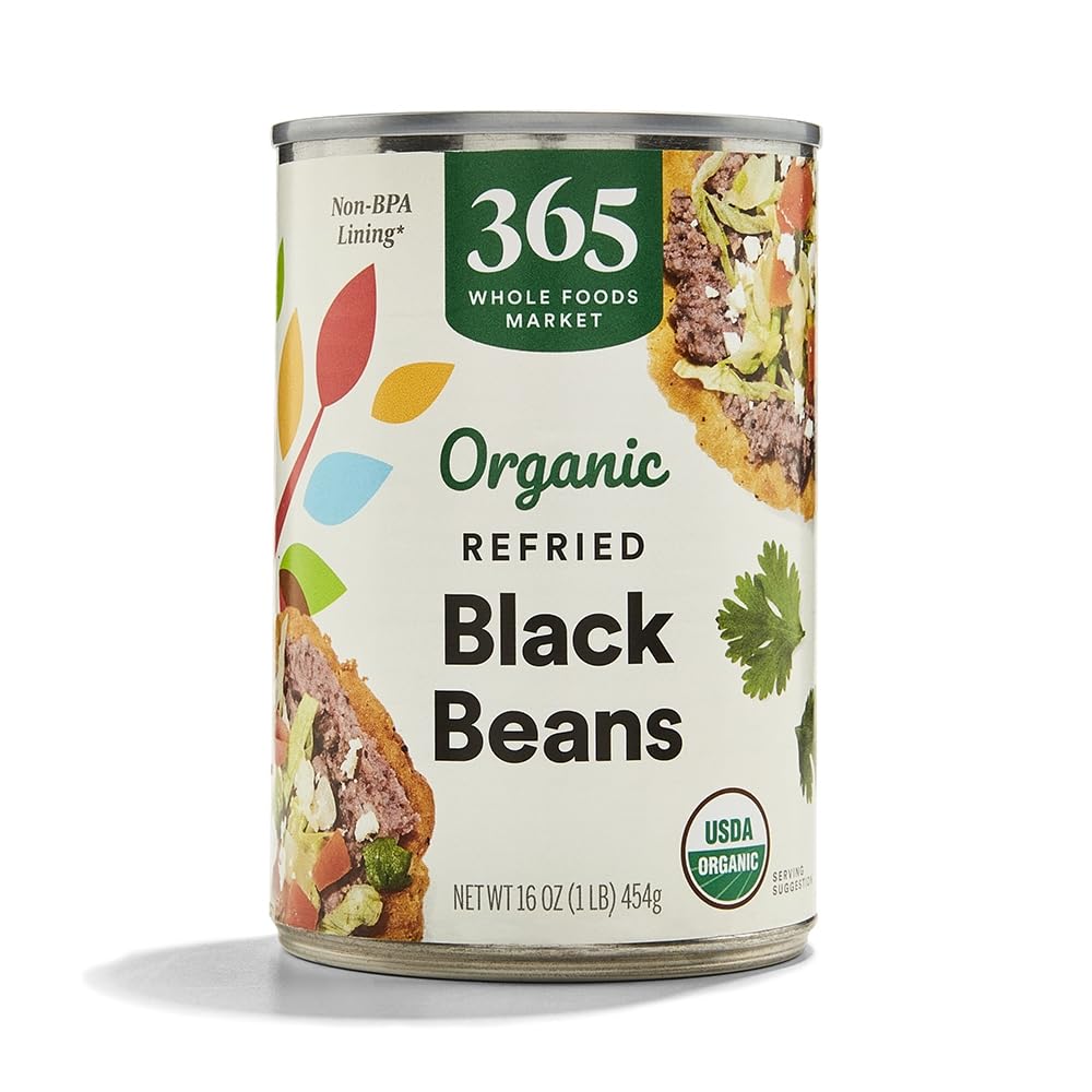 Organic Refried Black Beans, 16 oz