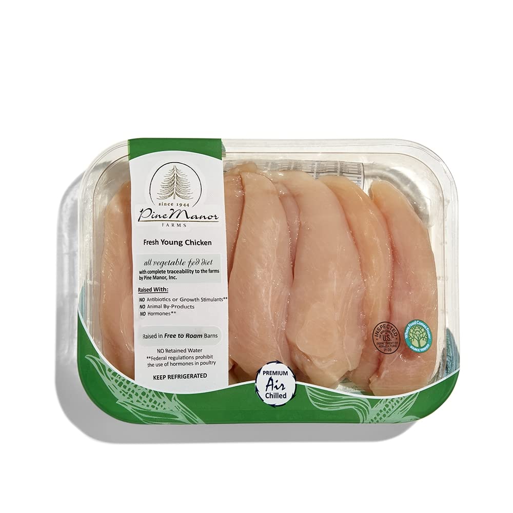 Pine Manor Boneless Skinless Chicken Breast Cutlet, 1 LB