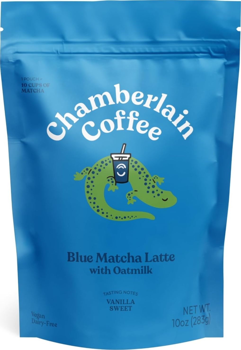 Chamberlain Coffee Matcha Latte Blue, 10 Ounce