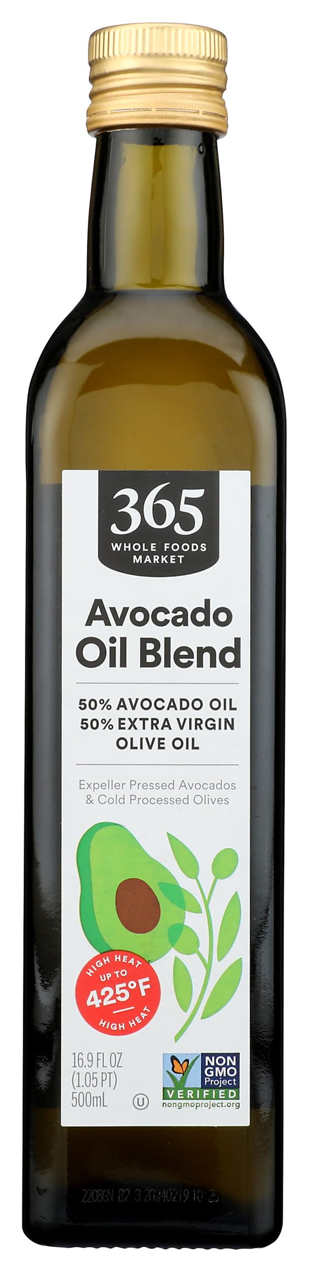 365 by Whole Foods Market Avocado and Extra Virgin Olive Oil Blend, 16.9 FZ