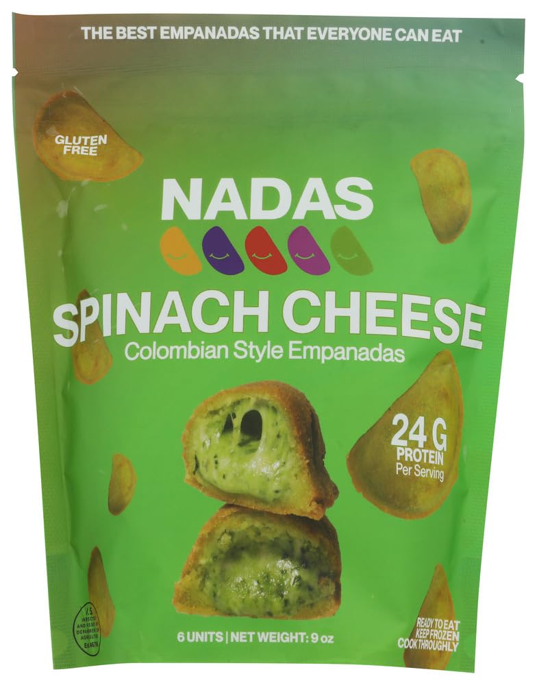 Nadas Foods Spinach Cheese Empanadas, 9 OZ