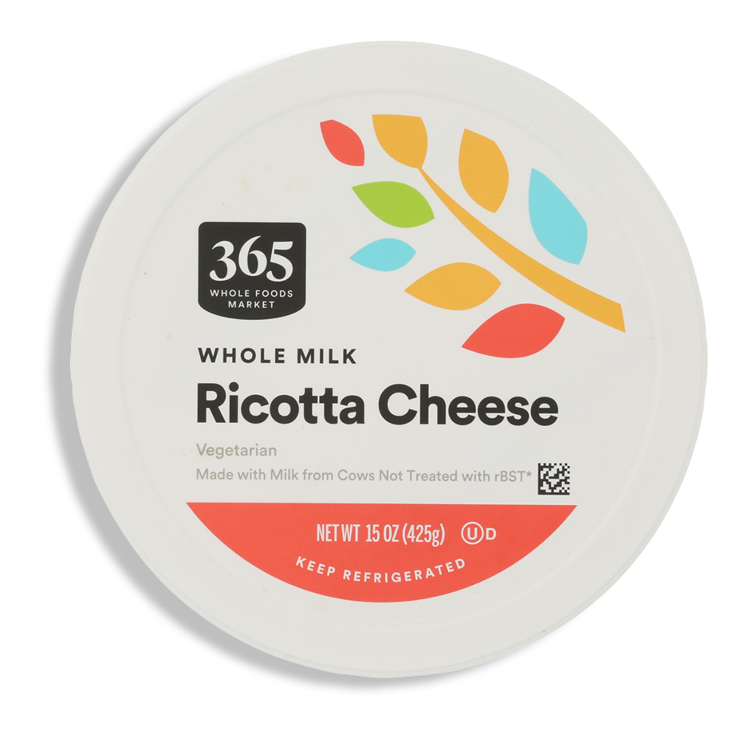 365 by Whole Foods Market Ricotta Whole Milk, 15 oz