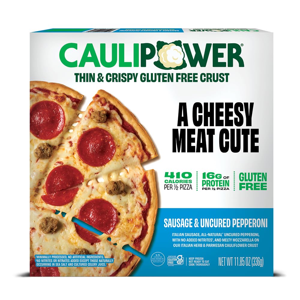 CAULIPOWER Gluten Free Sausage & Pepperoni Combo Pizza, 11.85 Oz