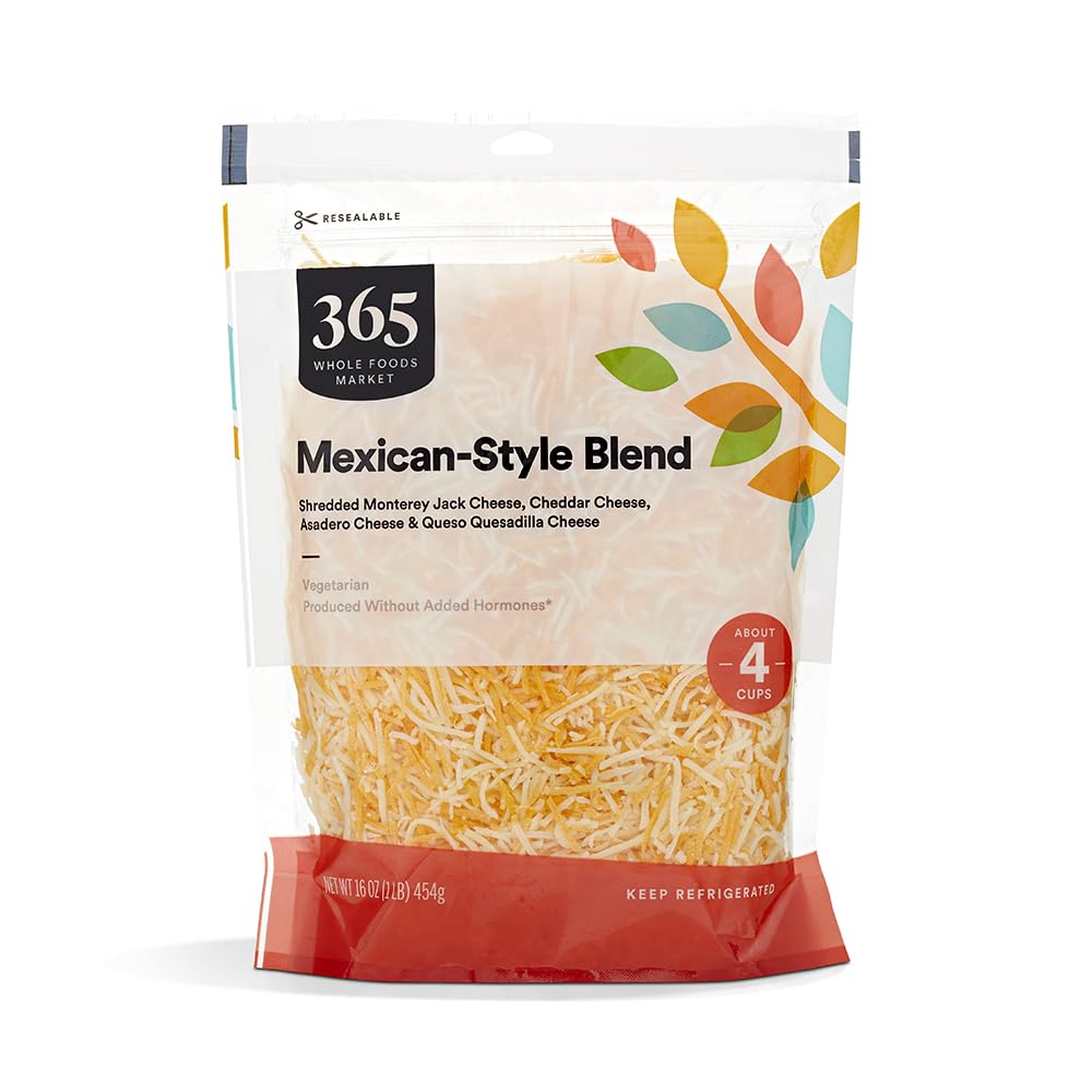 365 by Whole Foods Market Mexican Style Blend Shredded Cheese, 16 OZ