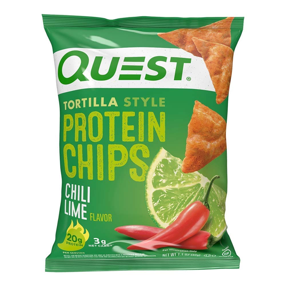 Quest Nutrition Tortilla Style Protein Chips (Chili Lime)