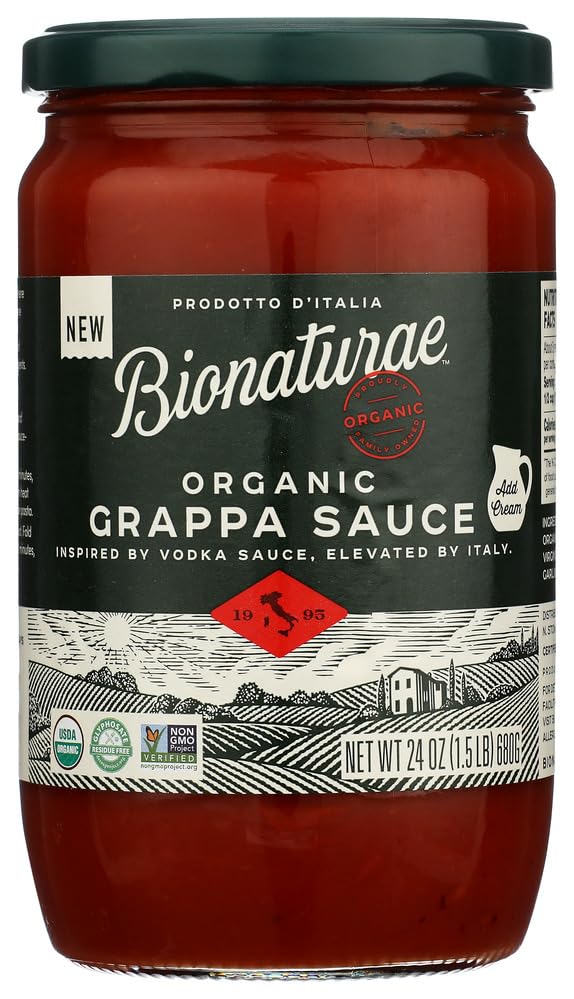 Bionaturae Organic Grappa Pasta Sauce, 24 OZ