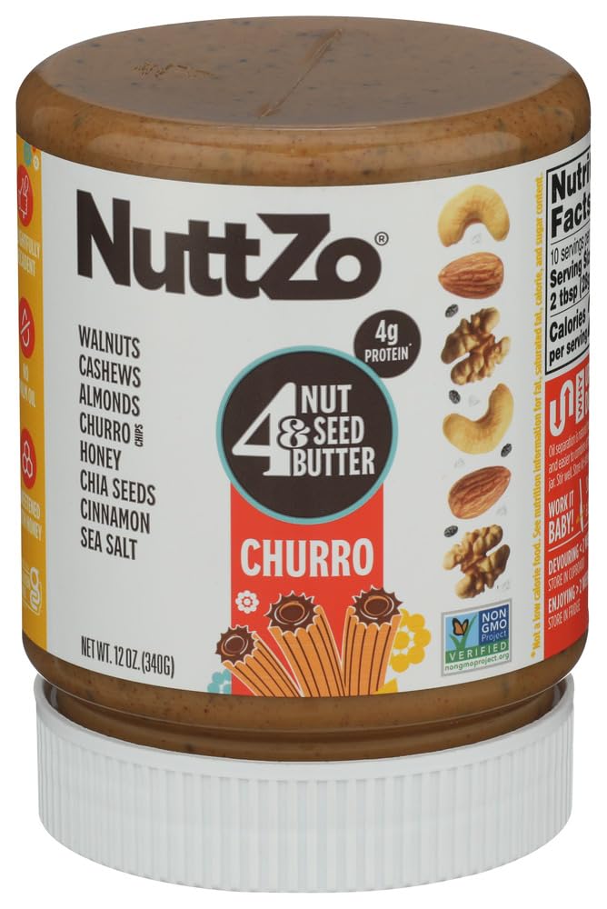 Nuttzo Churro Nut Butter, 12 OZ