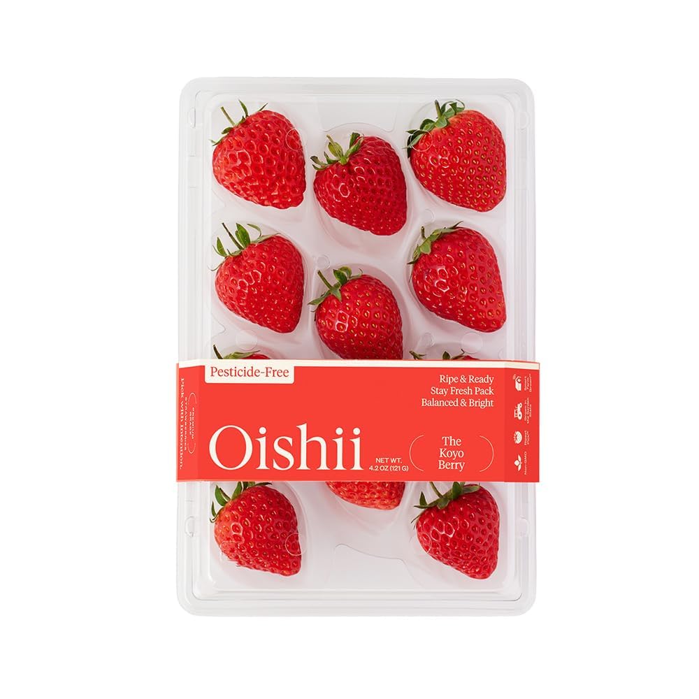 Oishii Premium Koyo Strawberries, 4.2 OZ