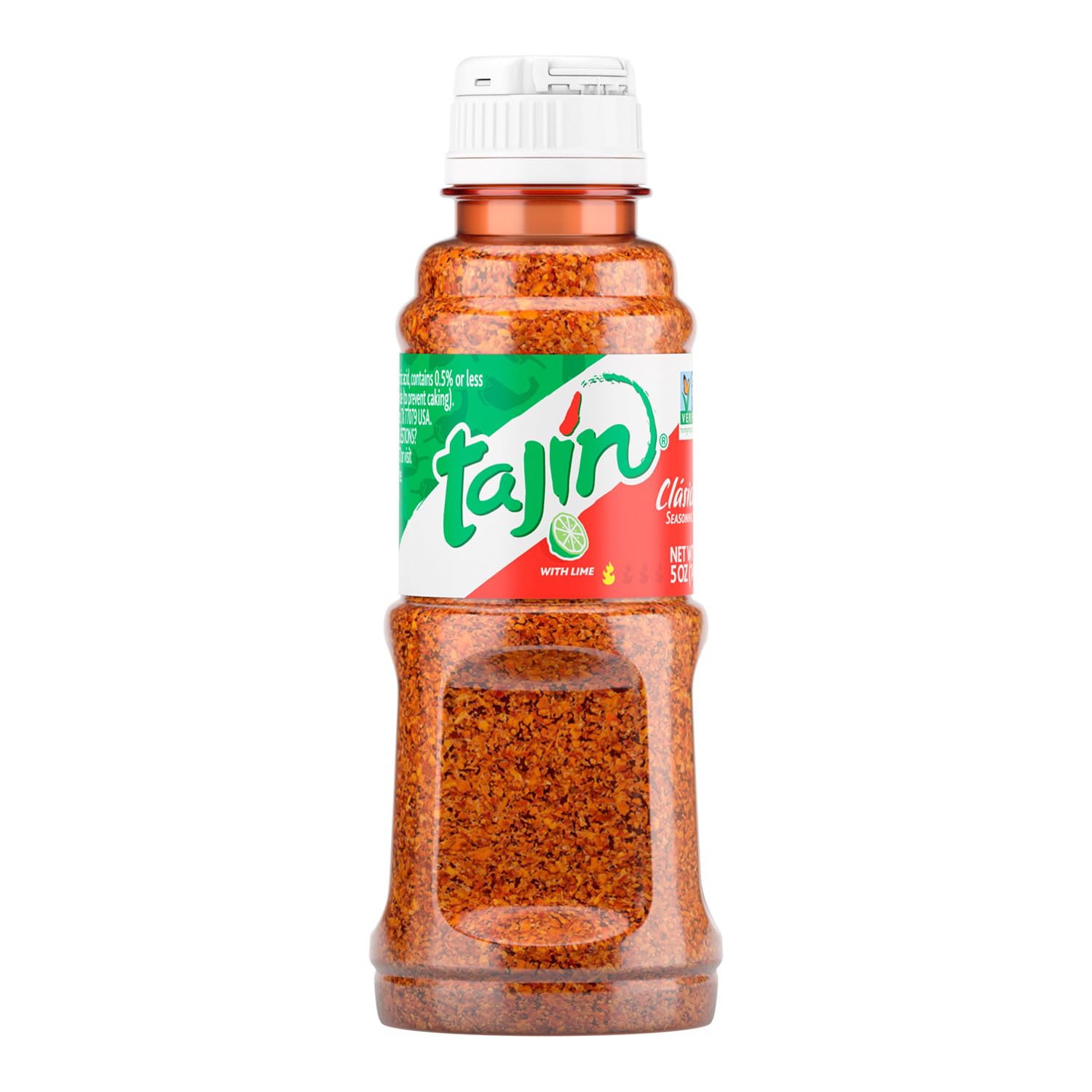 Tajin Clásico Seasoning, Authentic Mexican Chili Lime Spice Blend for Fruit, Snacks, Tacos, and Cocktails, Zesty Flavor Enhancer, 5 oz (Pack of 1)