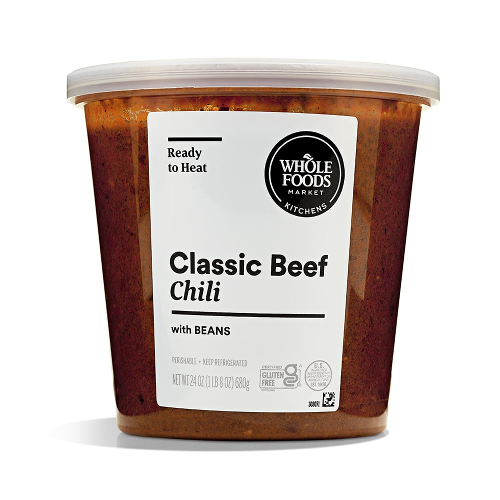Whole Foods Market Kitchens Classic Beef Chili, 24 OZ