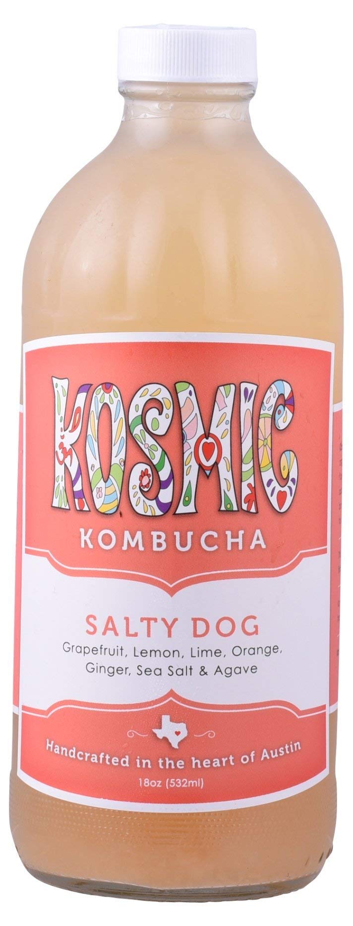 Kombucha Salty D Organic, 18 Fl Oz